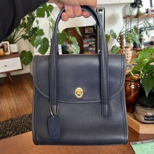 Vintage Coach Belmont Satchel Handbag (No. E7C-9088)